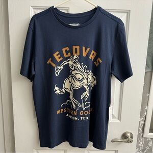 Tecovas Round Up Tee Shirt Twilight Pima Cotton M Medium